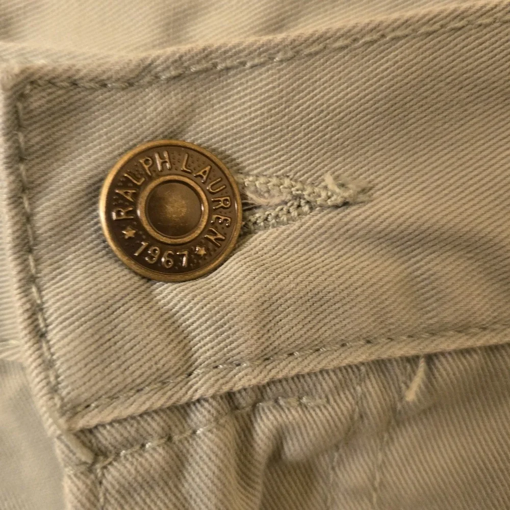 Polo Ralph Lauren Mens Pale Green Straight Leg Denim Pants 38x30 Pony Logo
